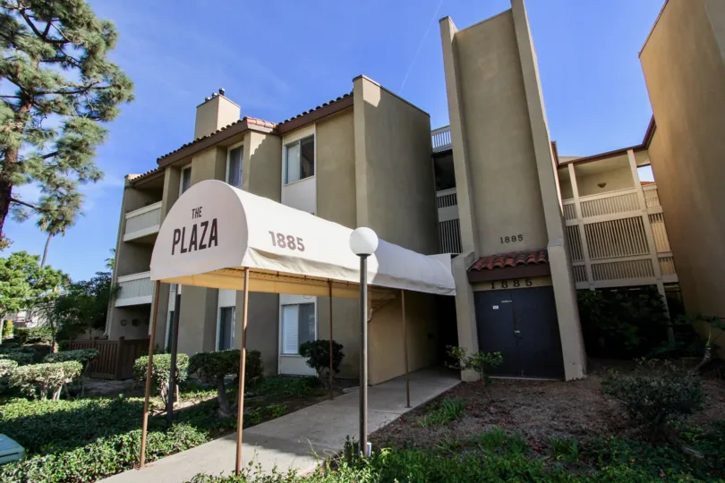 The Plaze in Pacific Beach, CA has beautiful architecture.