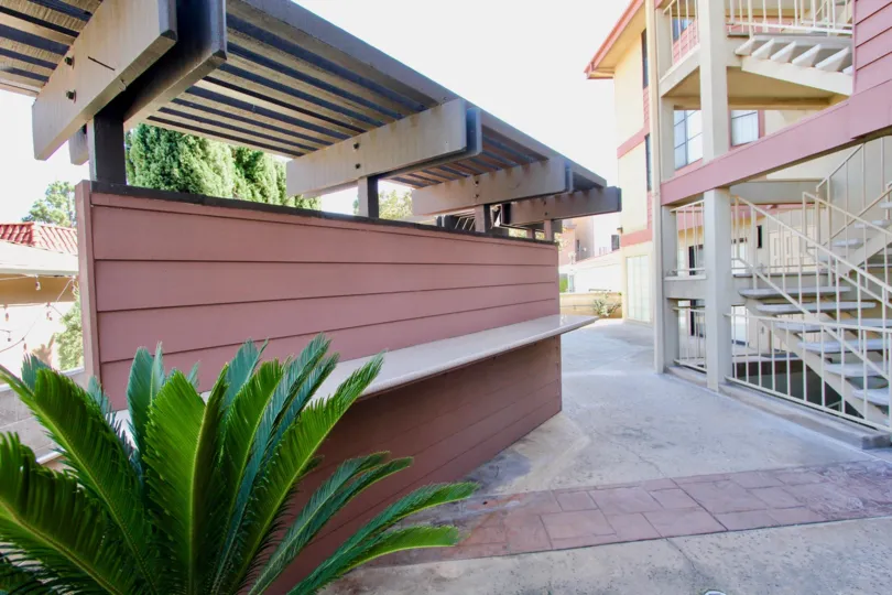 Addison street view in point loma california, staircase and walkway