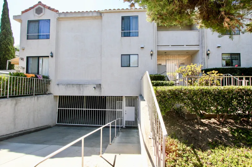 An apartment building in Roseville Terrace with underground parking
