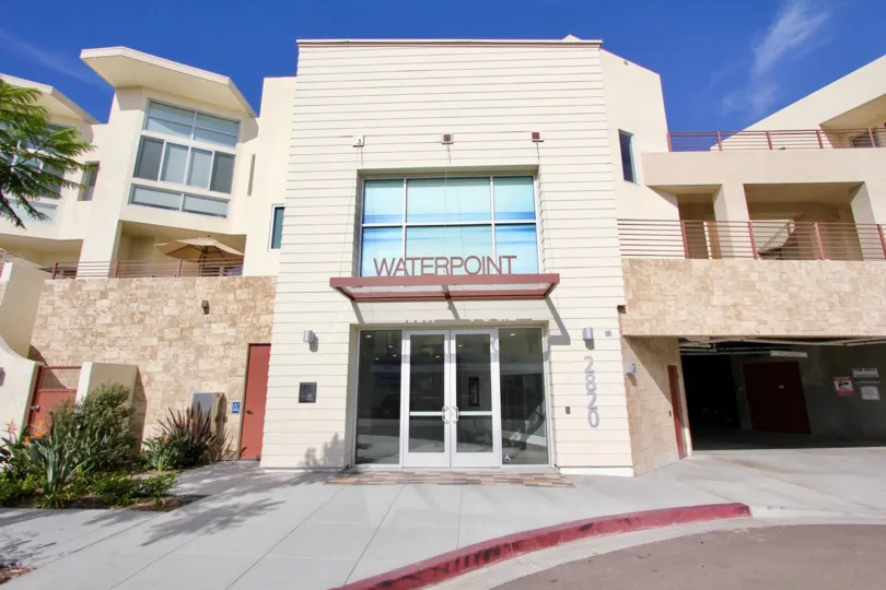 The front of a Waterpoint building in Point Loma, California