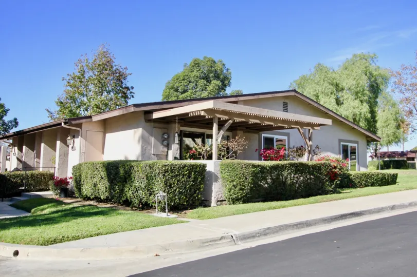 Single story house near street at Alameda in Rancho Bernardo California