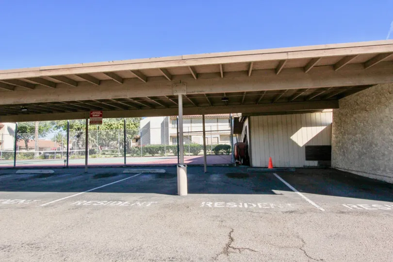Resident parking spaces located in Bernardo Terrace
