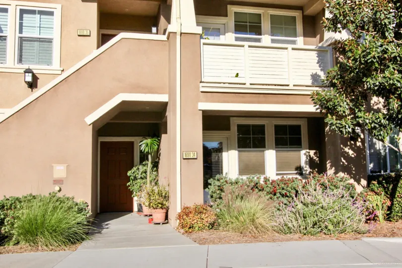 Zoomed entry ground main door along with front garden of Bridgeport.