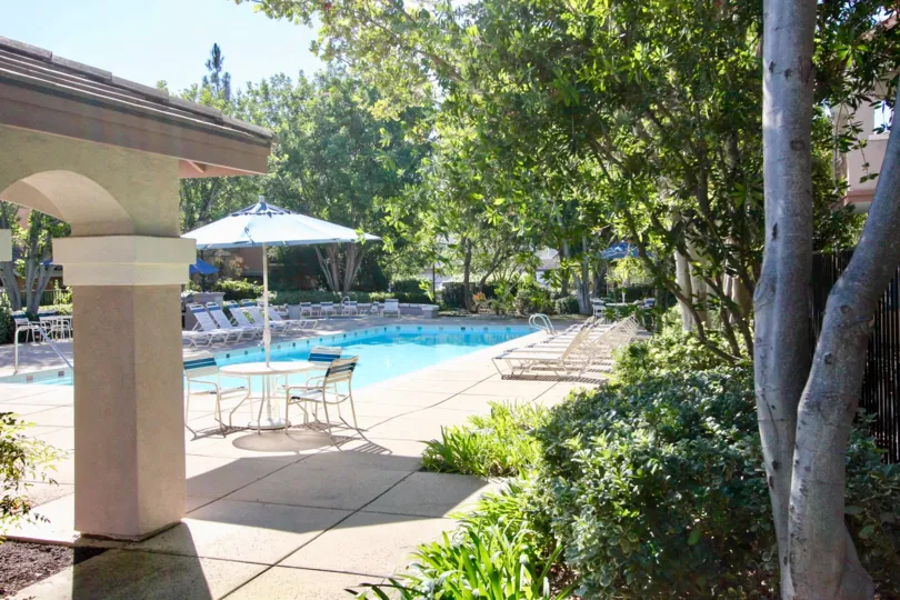 A bright blue day at Collage in Rancho Bernardo California