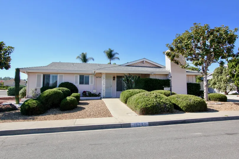 Side of the villa in seven Oaks has cutted bushes and trees