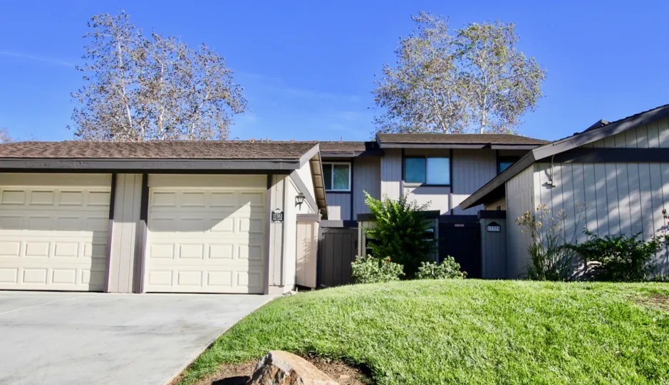 A townhouse with two door garage in Westwood Townhomes