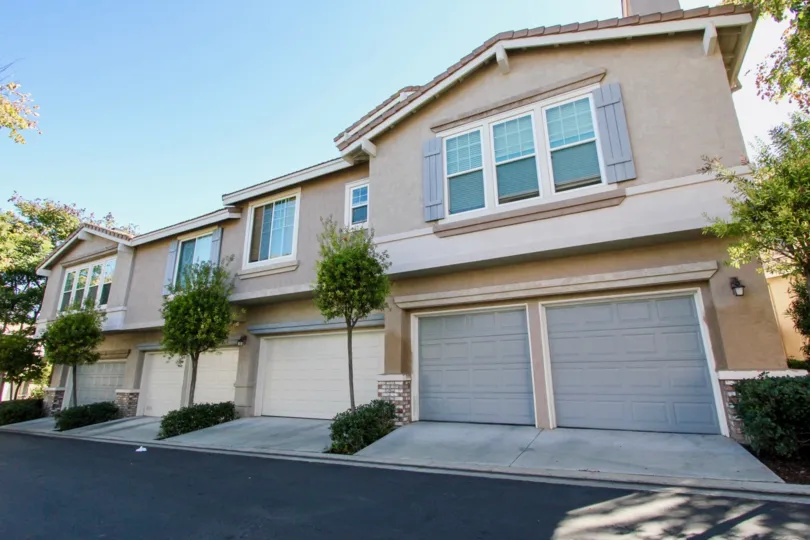 Two gray garage doors on residence at Windham in Rancho Bernardo CA