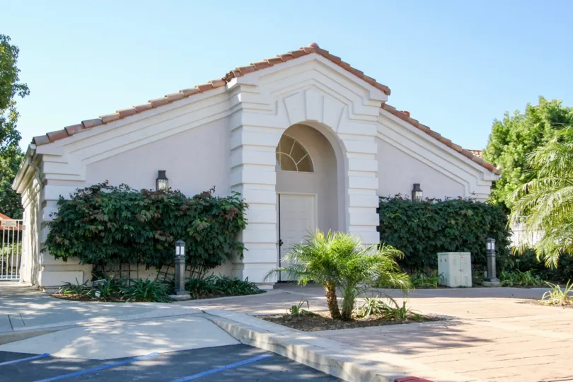 Ambiance Off-White Building with Landscaping San Marcos California
