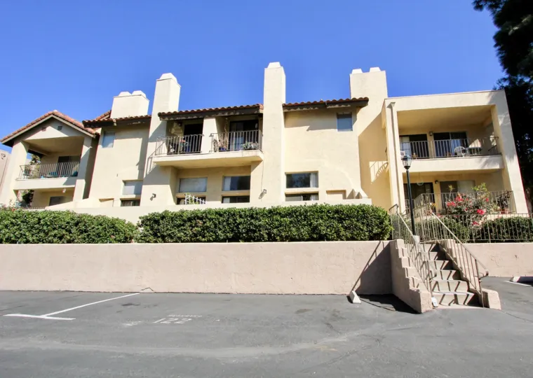 Easy parking and lots of wiggle room in these spacious apartments at Avocado Gardens in San Marcos, CA