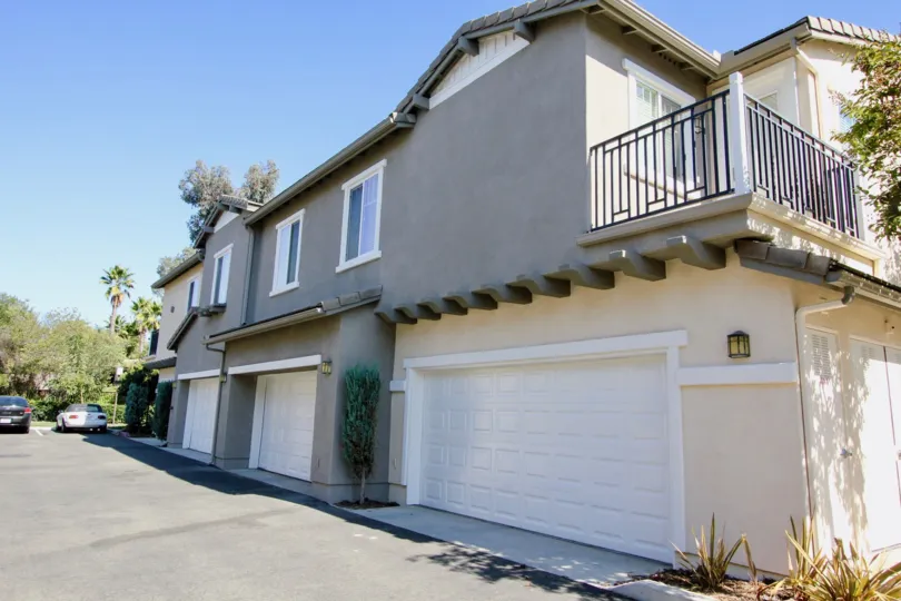 Secured parking at Carriage Walk in San Marcos, Callifornia.