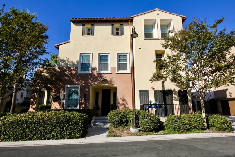 Excellent view of Villa with green trees on a sunny day in Larkspur Heights of San Marcos