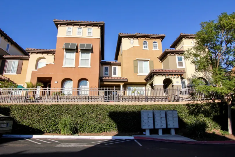 Front view of Morgans Corner community, San Marcos, CA