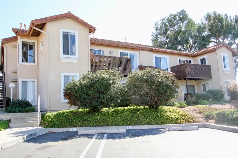Spanish influenced architecture at Sommerset By The Lake in San Marcos, California.