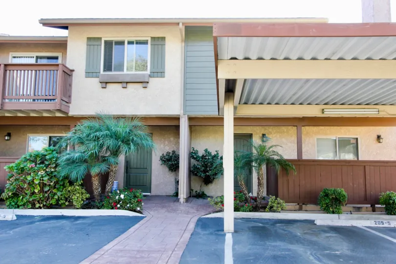 A two-storey multi-colored residence in the Westlake Ranch neighborhood. d