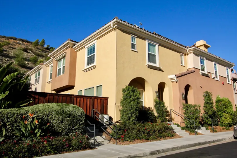 Beautiful architecture in the Westridge community in San Marcos, California.