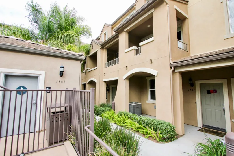 A view near the pool of the Aubrey Glen apartments in Santee, California