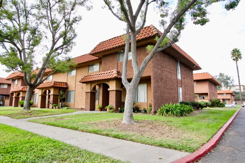 A two story apartment at the Carlton Country Club Villas in Santee Caliornia.