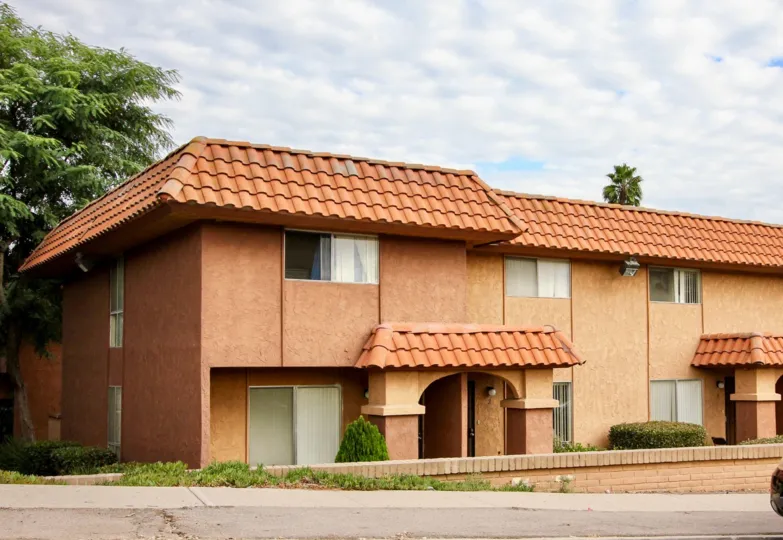 Carlton Country Club Villas  , Santee  , California,orange house,curved roof
