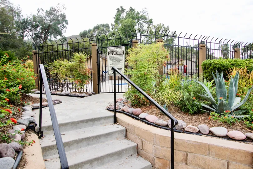 Highland Trails  , Santee ,: California,steps,white sky