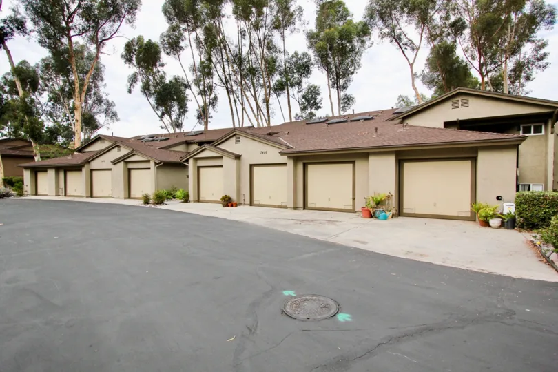 Spacious parking garage space at Highland Trails in Santee, CA