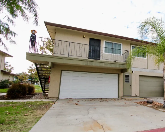 An upstairs apartment in the Mission La Vega complex in Santee, California.