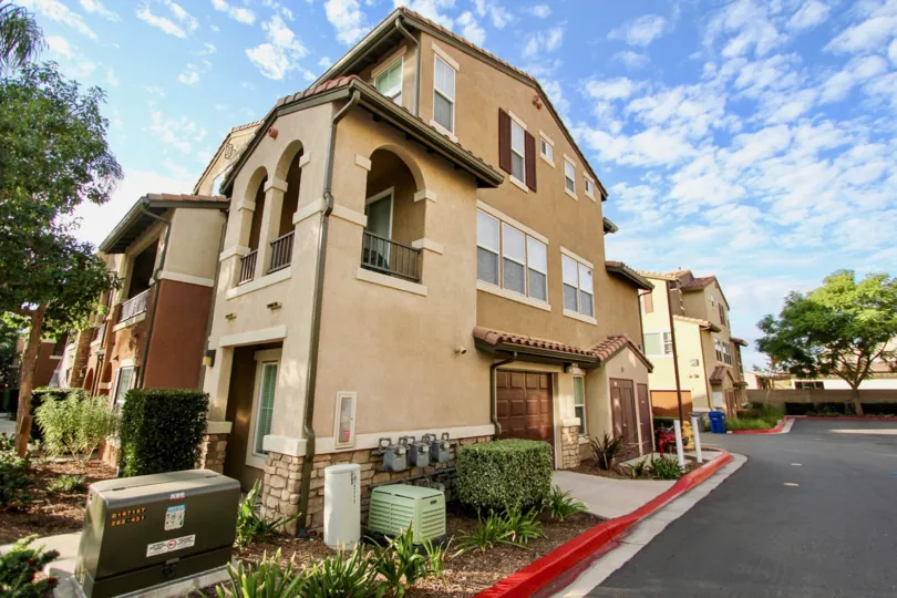 Morningside  ,: Santee  , California,clouds, brown building