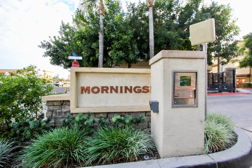 The entrance to the Morningside community in Santee California