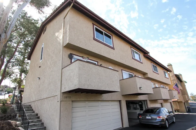 A sunny day at the Riderwood Terrace apartments in Santee, California.