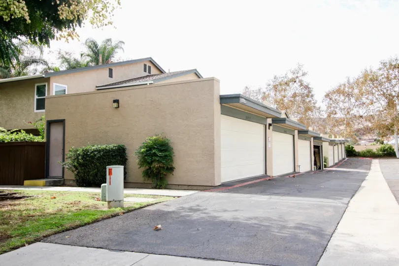 Clean alleyways near the Riverwood Village community in Santee, Ca.