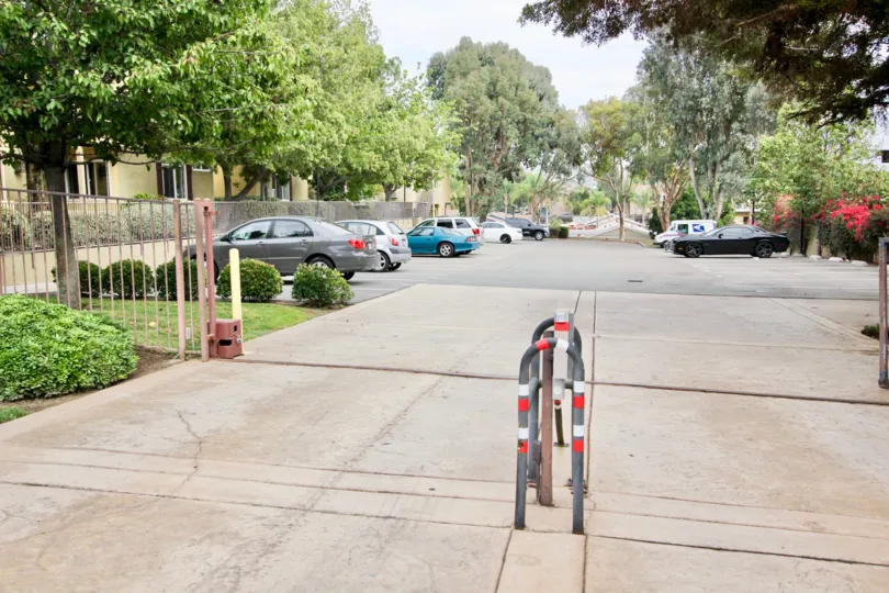 Parking lot of Canyon Villas Community in Spring Valley, CA