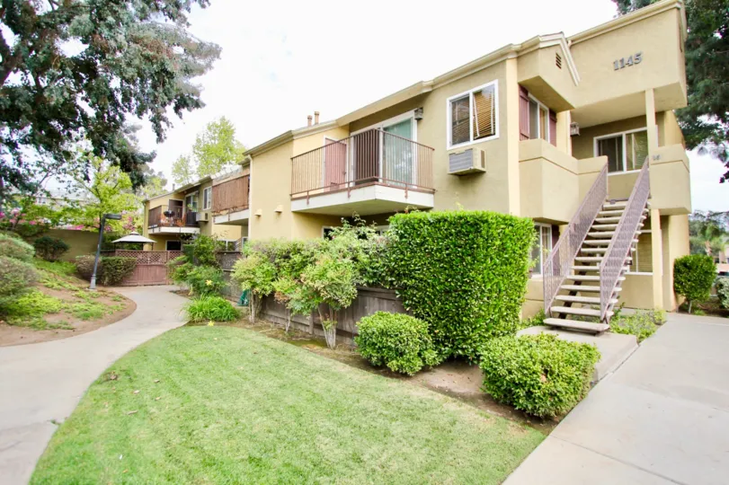 front of unit 1145 in Canyon Villas in Spring Valley in California