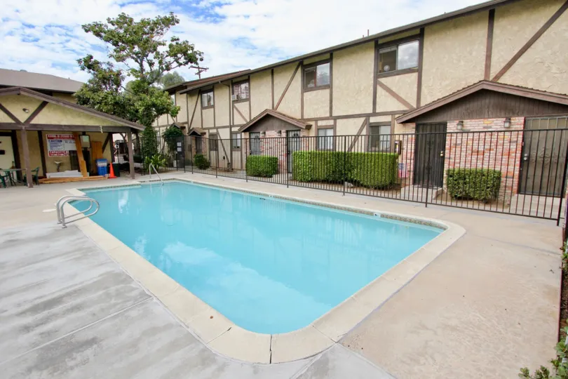 Pool side view of Hartland community, Spring Valley, CA
