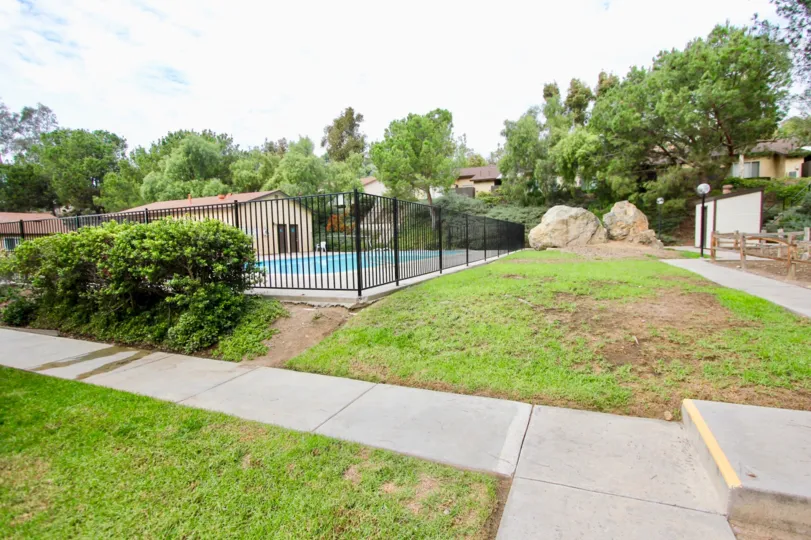 Hidden Valley, Spring Valley , California, black fence