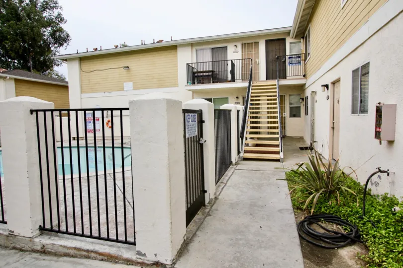 Apartment complex located in the Sandstone community in Spring Valley, California.