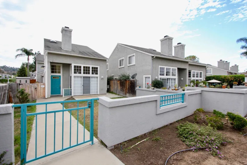 two story townhome in a great Community with a front yard and garage