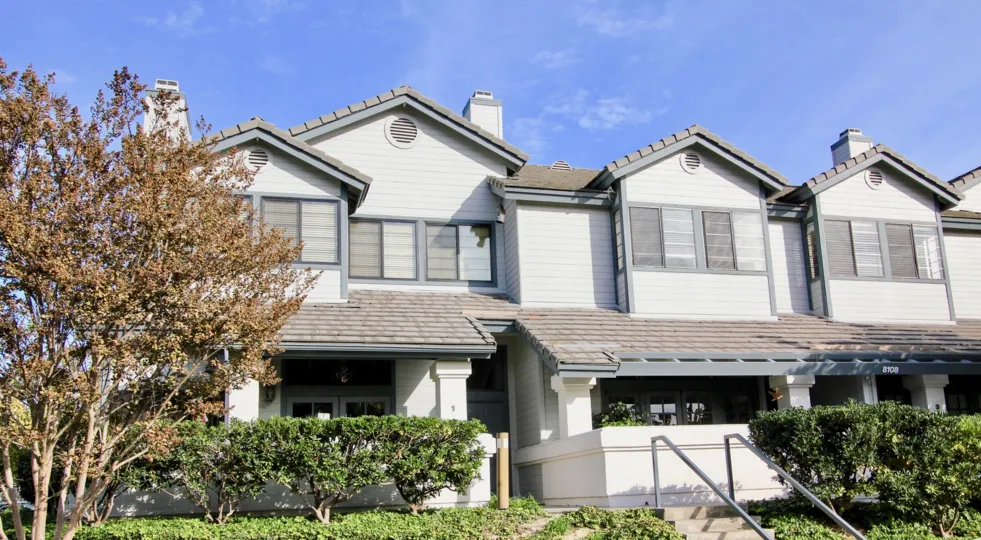 Cambridge Terrace  , University City , California, blue sky, plants