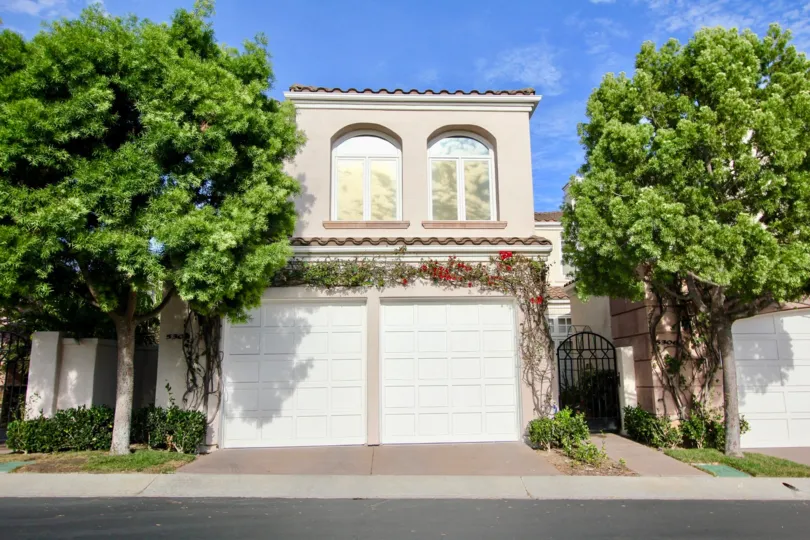 Amazing curb appeal at Casabella in University City, California.