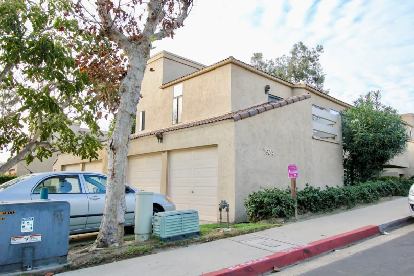 A side view of a beautiful home in the Dieguenos neighborhood.