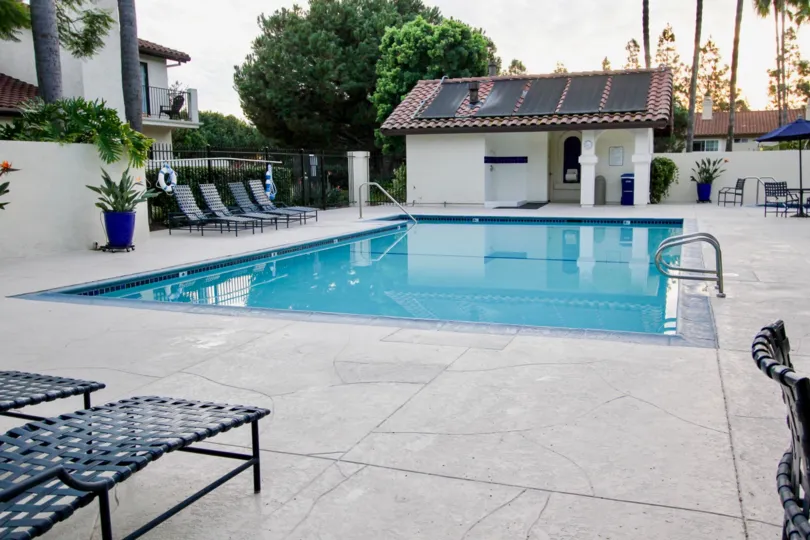 Las Palmas Apartments in University City, California, Outdoor Pool