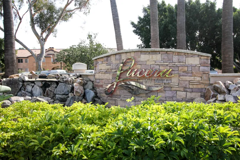 The wall is placed beyond the bushes mentioned Lucera AT UTC build with rocks