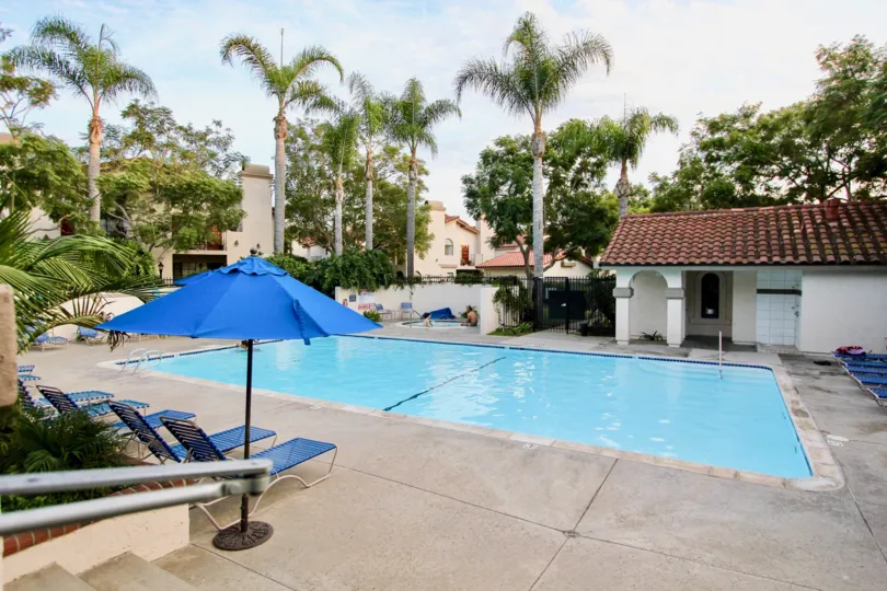 Swimming pool at Marbella in University City California