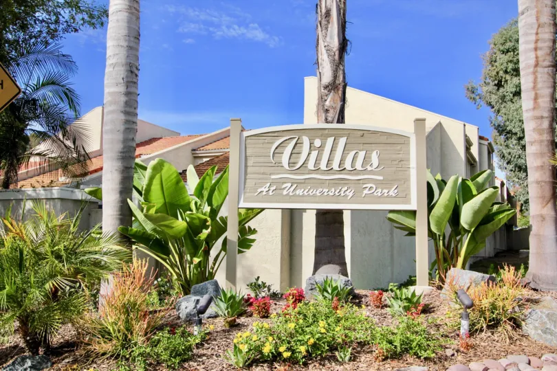 Villas at University Park  ,University City  ,: California, blue sky,plants