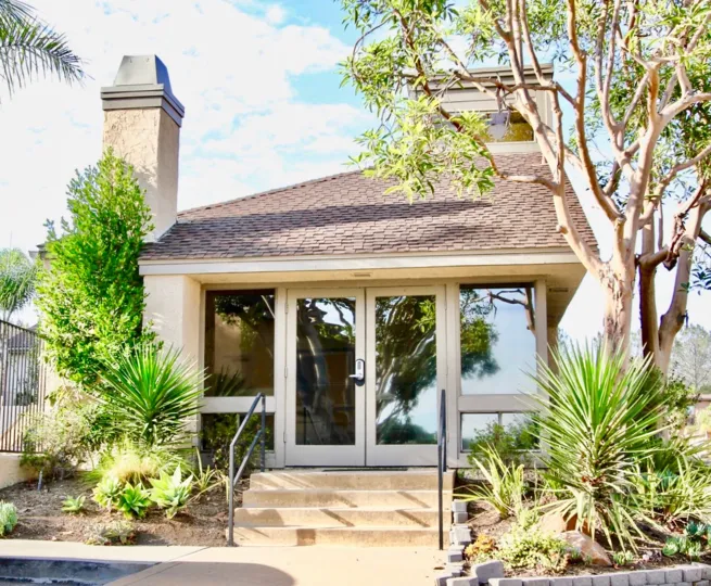 A luxurious sunroom is yours when you are living at Vista La Jolla in University City, CA