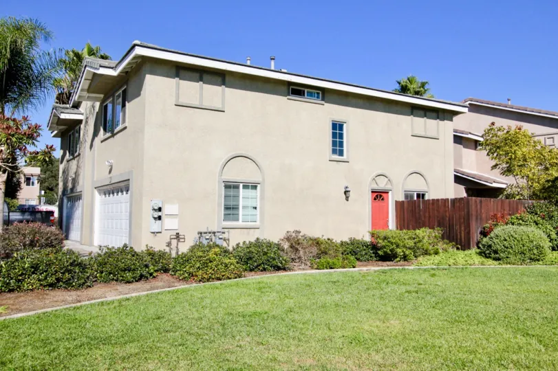 Housing with attached garages at California Vistas in Vista California