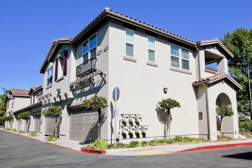 Living quarters of Santa Fe Walk in Vista, California.