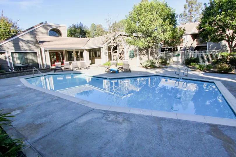 Pool and privacy is yours at Community Shadowridge Aspens in Vista, CA
