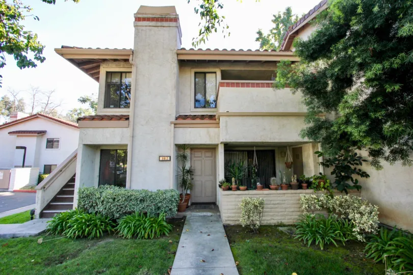 Stately, serene enterance to an apartment at the Shadowridge Glen complex.