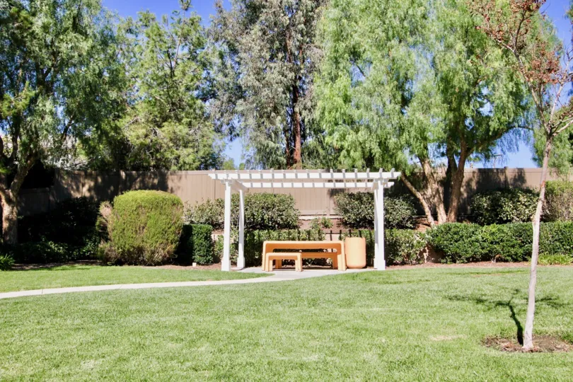 A lovely place to picnic in the sunny town of Vista, California.