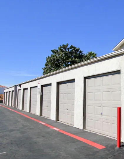 View of door in the deposit place with a tree in back in the Vista Ladera