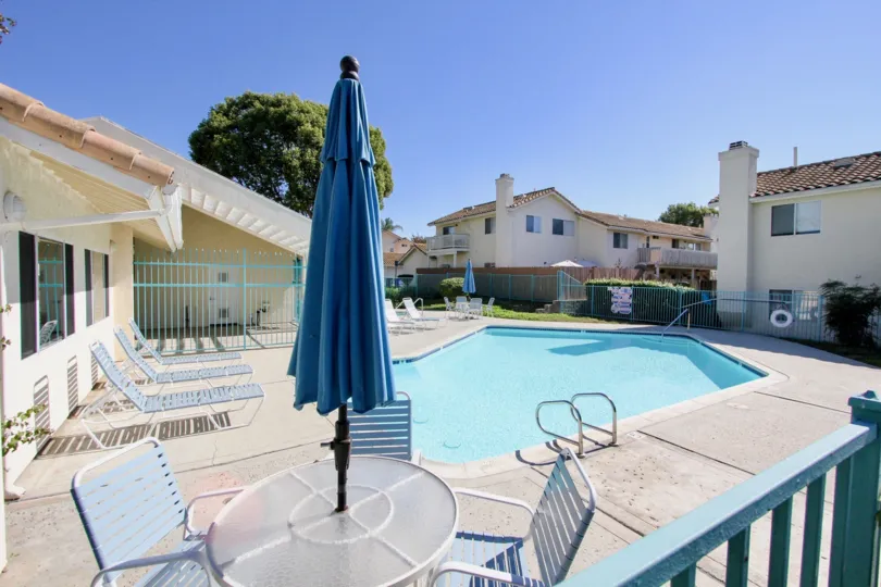 Sunny day at the pool in Vista Polmar in Vista, CA